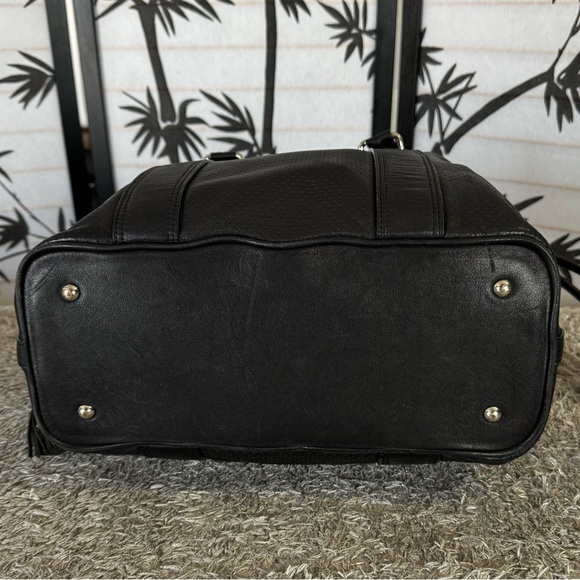 MCM Perforated calfskin leather bucket Tote Bag - Picture 10 of 12